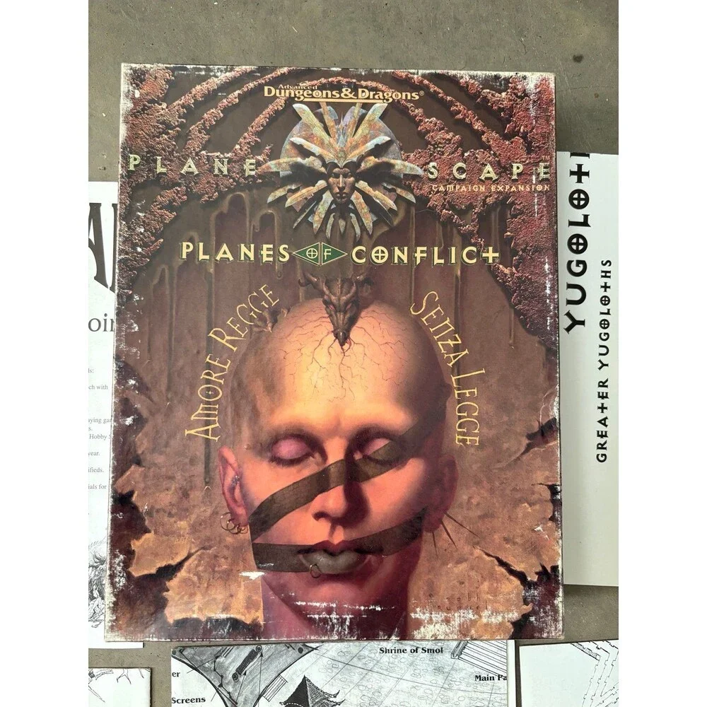 PLANES OF CONFLICT BOX SET Planescape Dungeons & Dragons AD&D TSR 1995 VERY RARE